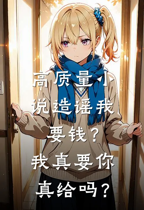 高质量小说造谣我要钱？我真要你真给吗？