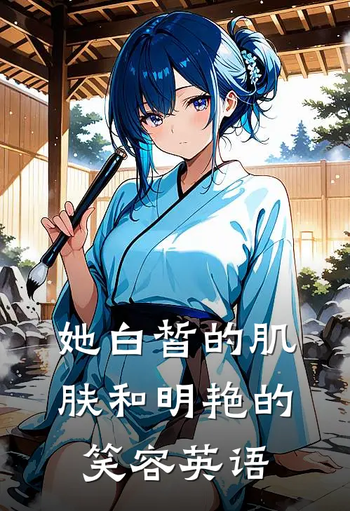 她白皙的肌肤和明艳的笑容英语