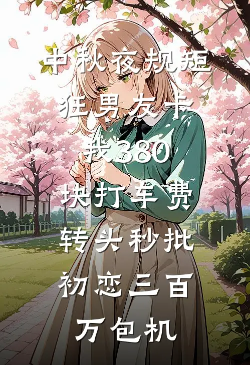 中秋夜规矩狂男友卡我380块打车费，转头秒批初恋三百万包机