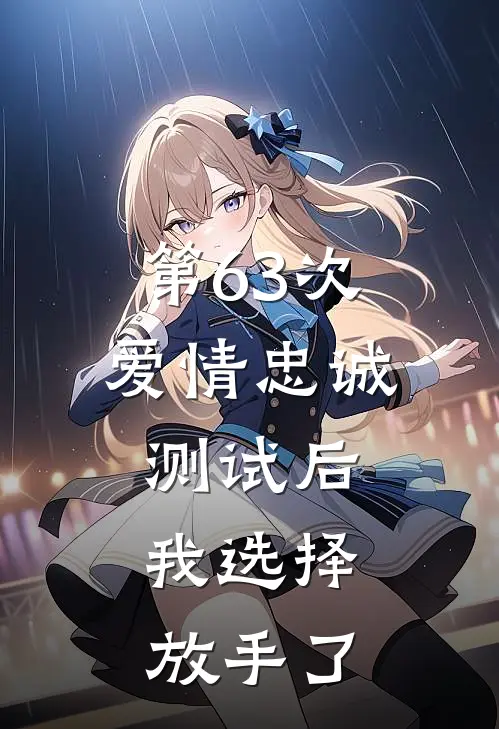 第63次爱情忠诚测试后，我选择放手了