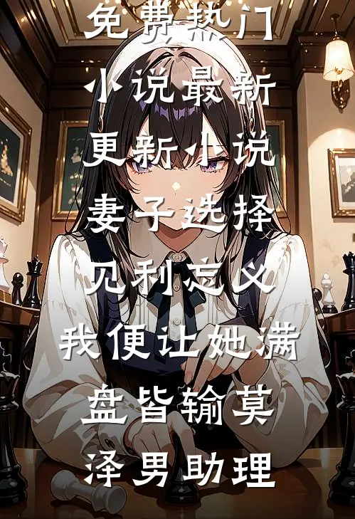 妻子选择见利忘义，我便让她满盘皆输莫泽男助理免费热门小说_最新更新小说妻子选择见利忘义，我便让她满盘皆输(莫泽男助理)