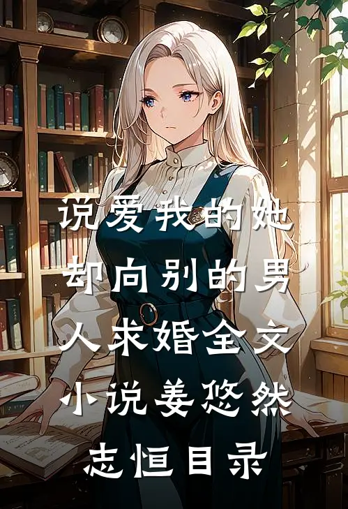 说爱我的她，却向别的男人求婚全文小说姜悠然志恒目录