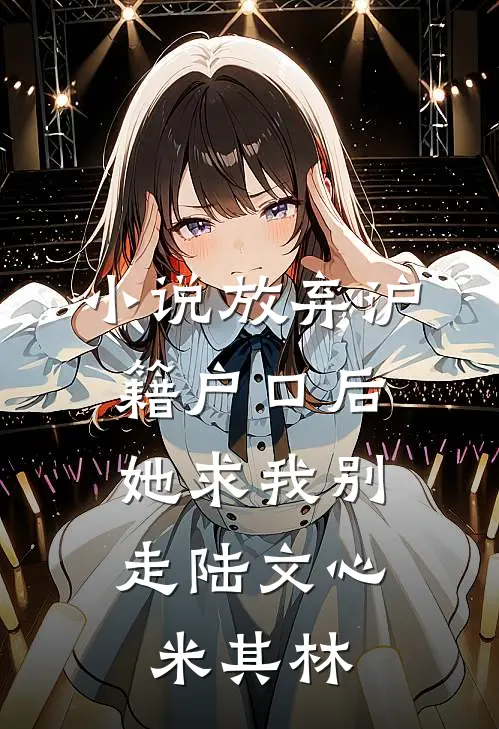 小说放弃沪籍户口后，她求我别走(陆文心米其林)