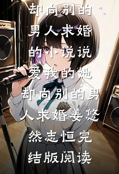 说爱我的她，却向别的男人求婚的小说说爱我的她，却向别的男人求婚姜悠然志恒完结版阅读
