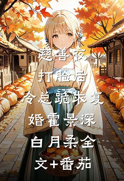 慈善夜打脸后，冷总跪求复婚霍景深白月柔全文+番茄