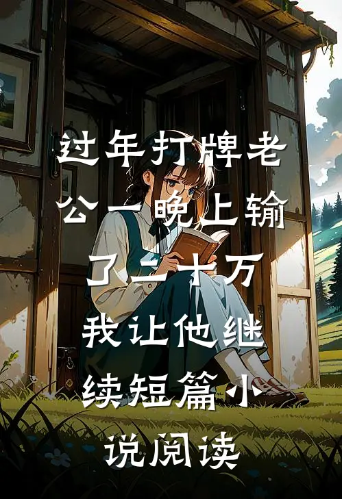 过年打牌老公一晚上输了二十万，我让他继续短篇小说阅读