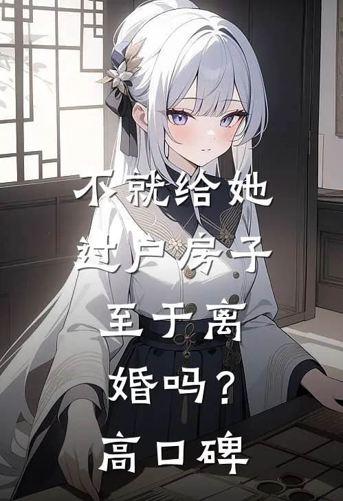 不就给她过户房子，至于离婚吗？高口碑