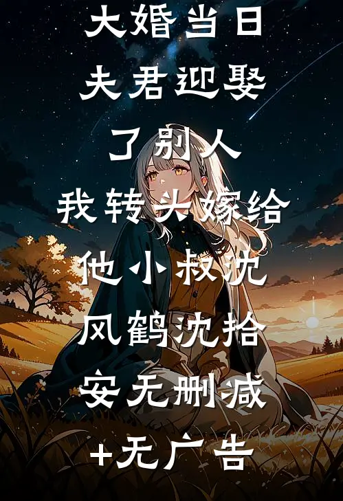 大婚当日夫君迎娶了别人，我转头嫁给他小叔沈风鹤沈拾安无删减+无广告