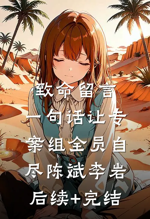 致命留言：一句话让专案组全员自尽陈斌李岩后续+完结