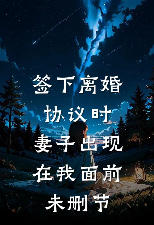签下离婚协议时，妻子出现在我面前未删节