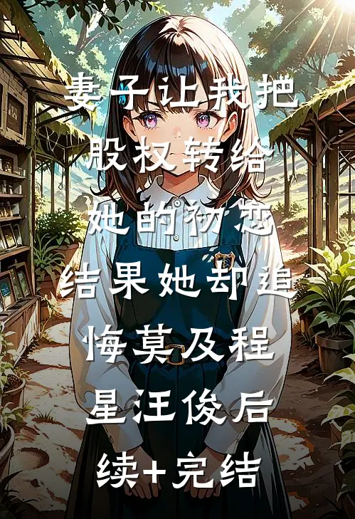 妻子让我把股权转给她的初恋，结果她却追悔莫及程星汪俊后续+完结