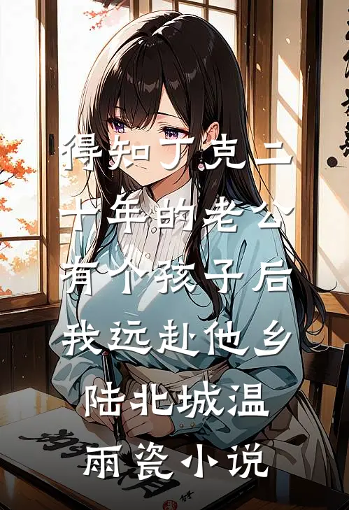 得知丁克二十年的老公有个孩子后，我远赴他乡陆北城温雨瓷小说