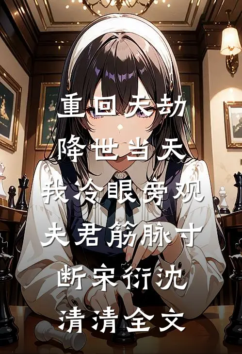 重回天劫降世当天，我冷眼旁观夫君筋脉寸断宋衍沈清清全文