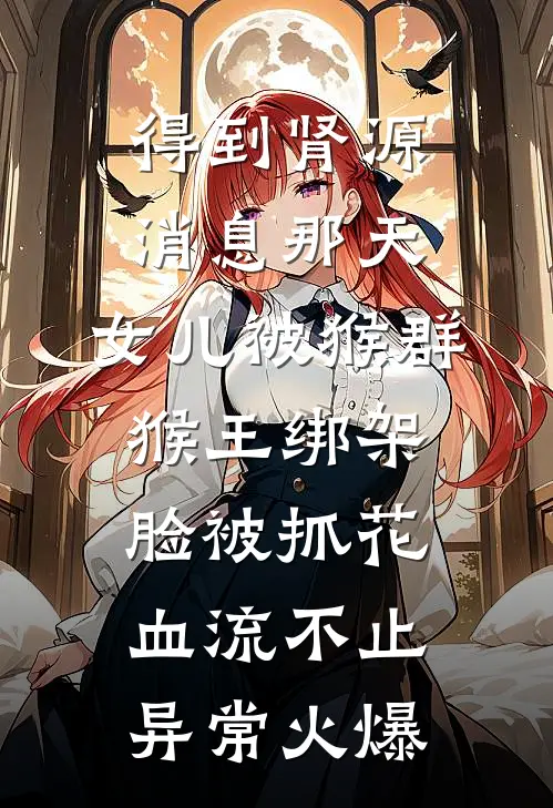 得到肾源消息那天，女儿被猴群猴王绑架脸被抓花，血流不止异常火爆