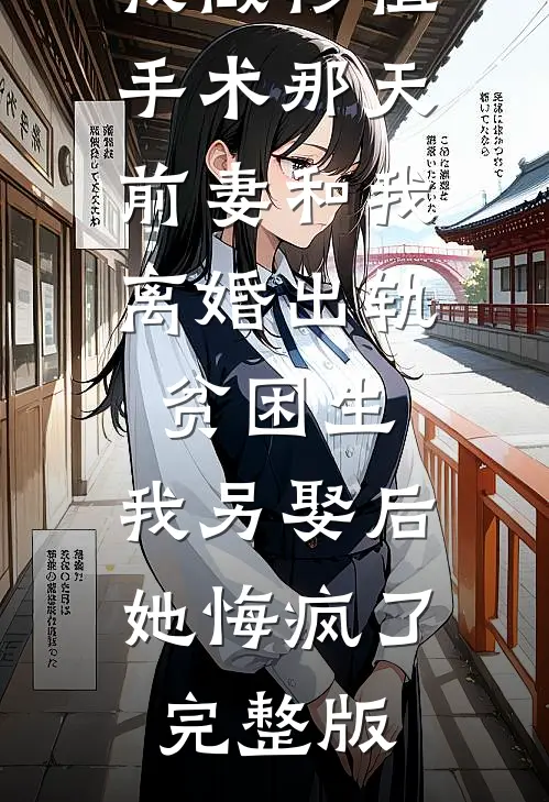 我做移植手术那天，前妻和我离婚出轨贫困生，我另娶后她悔疯了完整版