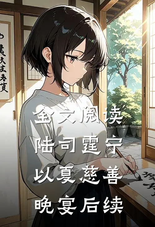 全文阅读陆司霆宁以夏慈善晚宴后续