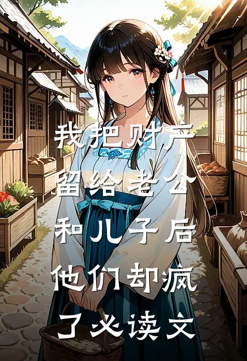 我把财产留给老公和儿子后，他们却疯了必读文