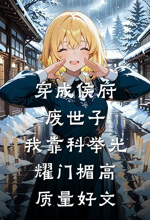 穿成侯府废世子，我靠科举光耀门楣高质量好文