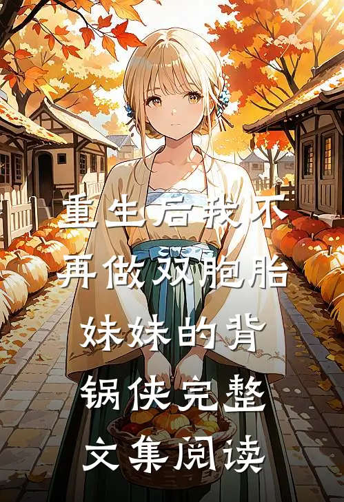 重生后我不再做双胞胎妹妹的背锅侠完整文集阅读