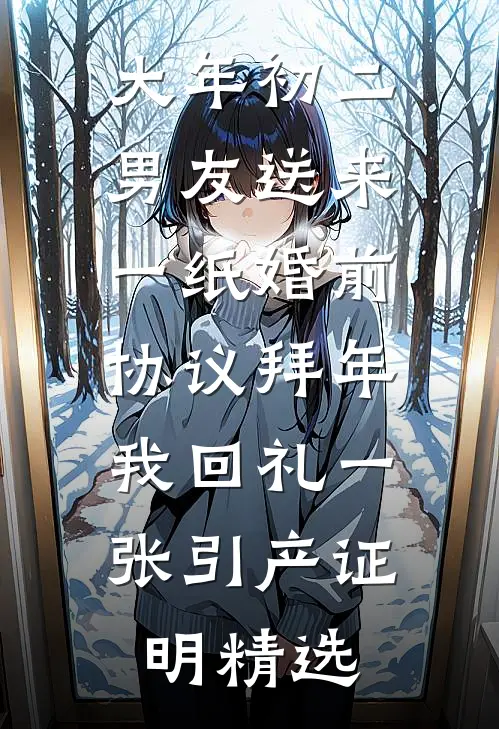 大年初二男友送来一纸婚前协议拜年，我回礼一张引产证明精选