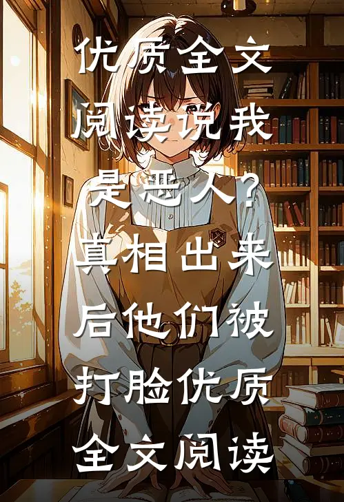 优质全文阅读说我是恶人?真相出来后他们被打脸优质全文阅读
