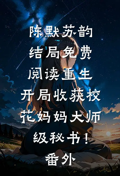 陈默苏韵结局免费阅读重生：开局收获校花妈妈大师级秘书！番外