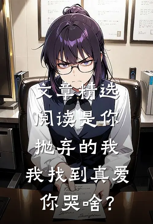 文章精选阅读是你抛弃的我，我找到真爱你哭啥？