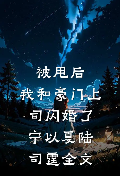 被甩后，我和豪门上司闪婚了宁以夏陆司霆全文